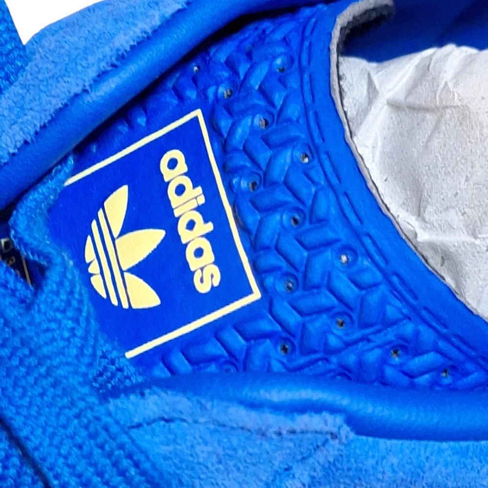 Adidas Indoor Gazelle Size 10.5W/11.5 M Blue/Yellow NWT NIB - Picture 3 of 12